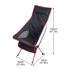 Outdoor Portable Folding Chair Maximum Load Of 150kg Ultralight Travel Fishing Camping Chair Picnic Home Seat Moon Chair 캠핑의자