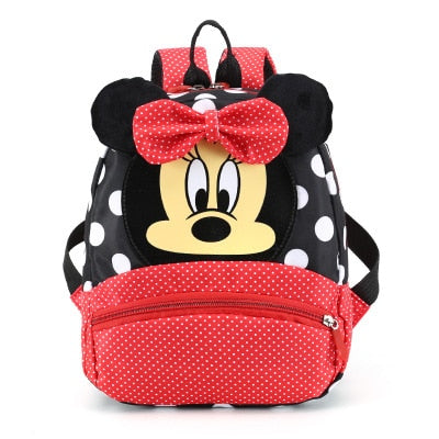 Disney Kindergarten Schoolbag Boy Children Mickey mouse Backpack Cute Cartoon Backpack 2-5 Years Girl pink Travel Backpack