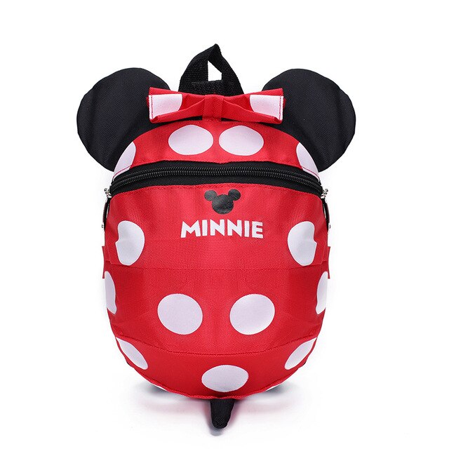 Disney Kindergarten Schoolbag Boy Children Mickey mouse Backpack Cute Cartoon Backpack 2-5 Years Girl pink Travel Backpack