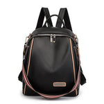 Women 's backpack 2020 spring new fashion wild quality soft leather leisure travel large capacity blue color bag purse