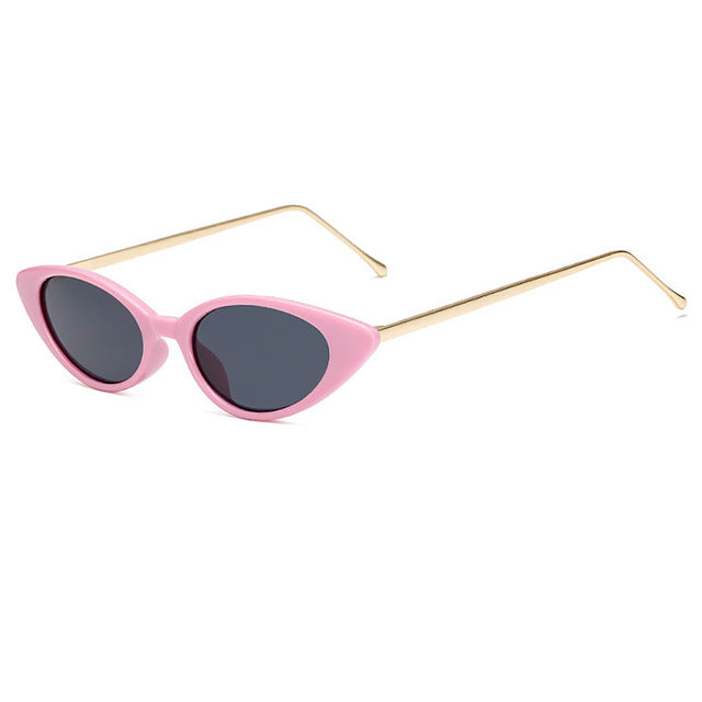 Ladies Cat Eye Sunglasses Women Brand Designer Fashion Small Frame Sun Glasses for Female Trend Glasees UV400 O5