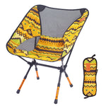 Light Moon Chair Portable Garden 7075 Chair Fishing Seat Camping Fixed Height Folding Furniture Indian Armchair