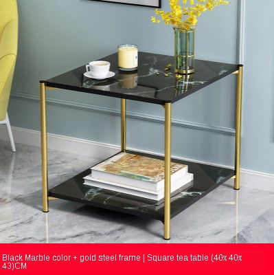 K-star Creative Round Table Nordic Small Coffee Table Modern Home Living Room Sofa Round Table Bedside Multifunctional Removable
