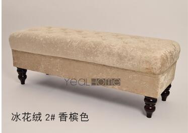 Fashion Velvet Shoes Benches Chaise Stool Clothing Store Rest Bench Shoes Shop Mall Sofa Bench 65-100cm Length Sofa Ottoman