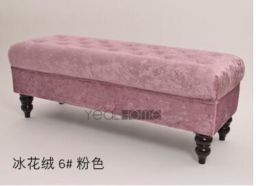 Fashion Velvet Shoes Benches Chaise Stool Clothing Store Rest Bench Shoes Shop Mall Sofa Bench 65-100cm Length Sofa Ottoman