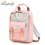 Multifunction women backpack girls shoulder bag high quality laptop backpack canvas schoolbag for teenager girls cute backpacks