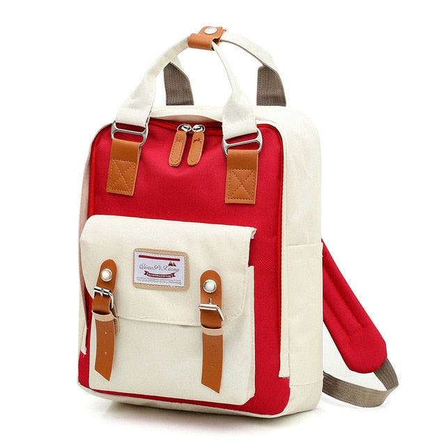 Multifunction women backpack girls shoulder bag high quality laptop backpack canvas schoolbag for teenager girls cute backpacks