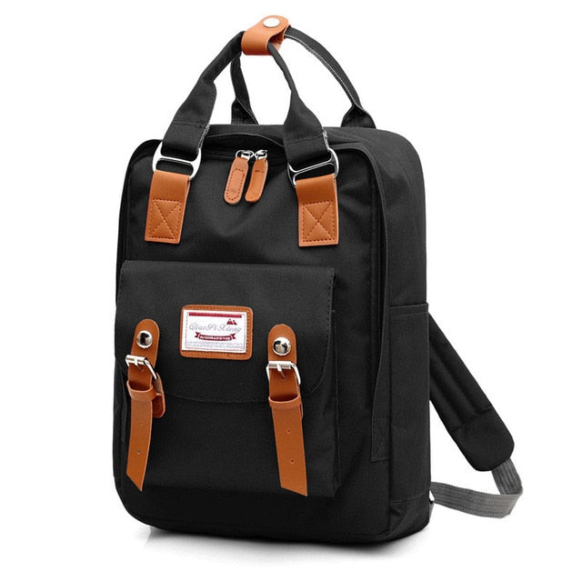 Multifunction women backpack girls shoulder bag high quality laptop backpack canvas schoolbag for teenager girls cute backpacks