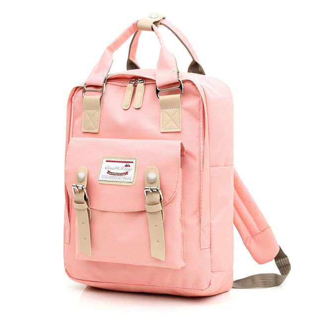 Multifunction women backpack girls shoulder bag high quality laptop backpack canvas schoolbag for teenager girls cute backpacks