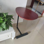 K-STAR Nordic Iron Art Oval Coffee Table Home Small Coffee Table Bedroom Corner Table  Living Room Bedside Reading Table