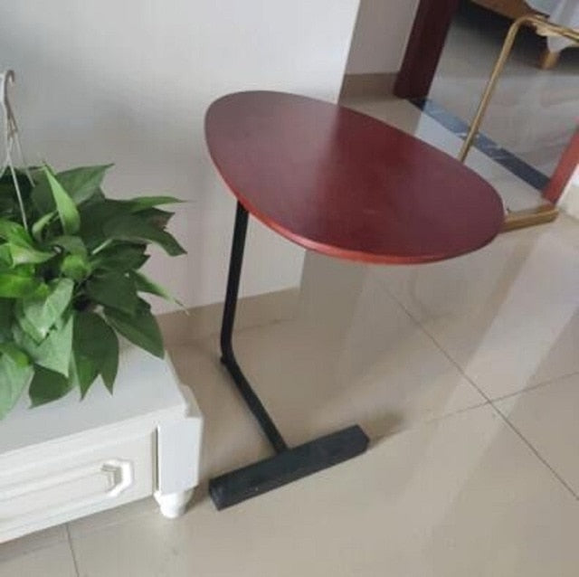 K-STAR Nordic Iron Art Oval Coffee Table Home Small Coffee Table Bedroom Corner Table  Living Room Bedside Reading Table