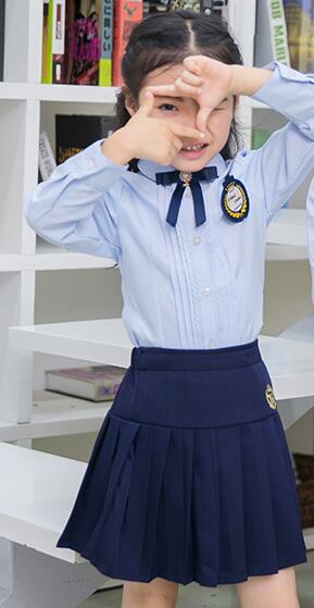 Kids Kindergarten Uniform Child Long Sleeve School Uniform British Children's School Wear Primary Students Class Clothes D-0600