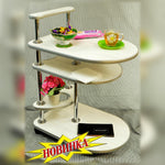 Serving table, 26Г1 on wheels Furniture for the living room, kitchen, bedroom. Bedside \ computer \ kitchen table on wheels