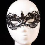 Sexy Erotic Lingerie for Women Lady Female Black Lace Mask Hollow Sexy Women Lace Eye Mask Cosplay Costume Party Nightclub