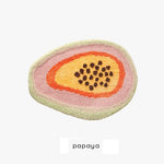 Papaya Area Rugs Bathroom Rug Fruit Entrance Carpet Kitchen Rug Floor Mats Welcome Doormat Home Kids Room Nursery Decor 65x47cm
