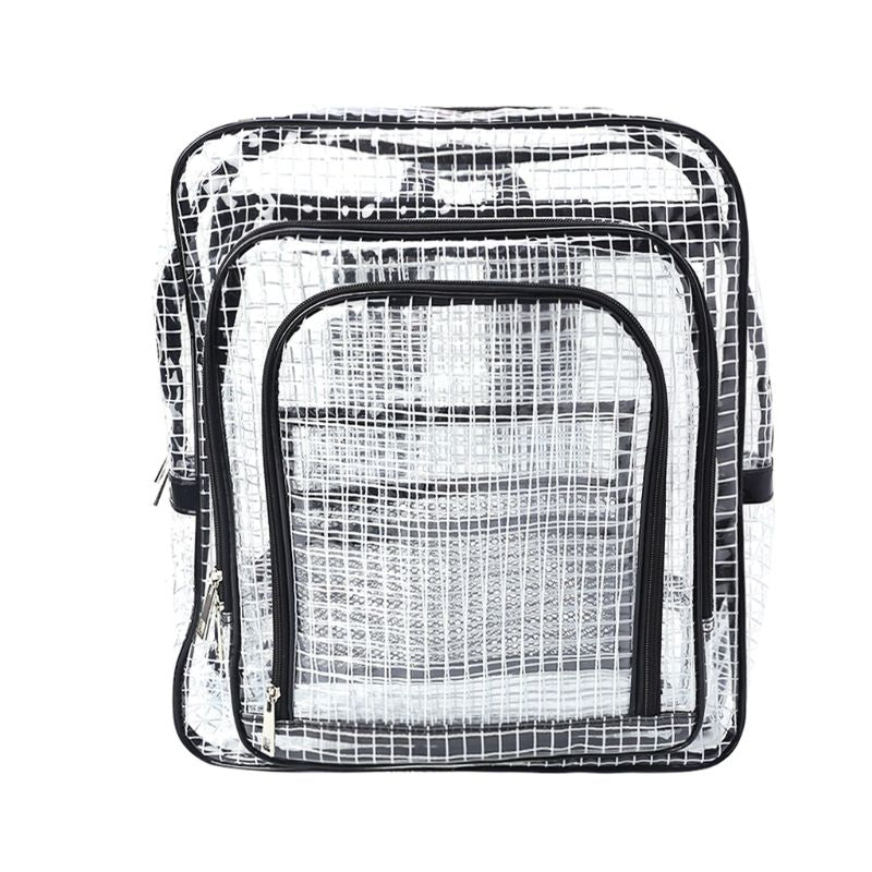 Unisex Anti-static Clear Backpack Travel Shoulder Bags PVC Rucksack Portable Engineer Tools Working Bag