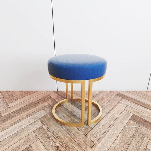 Nordic Makeup Stool Sofa Ottoman Dressing Stool Makeup Chair Home Bedroom  Dressing Table Stool Net Red Shoe Changing Stool