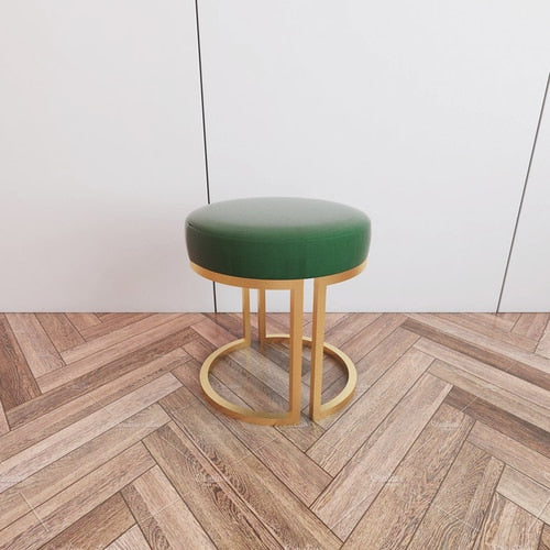 Nordic Makeup Stool Sofa Ottoman Dressing Stool Makeup Chair Home Bedroom  Dressing Table Stool Net Red Shoe Changing Stool