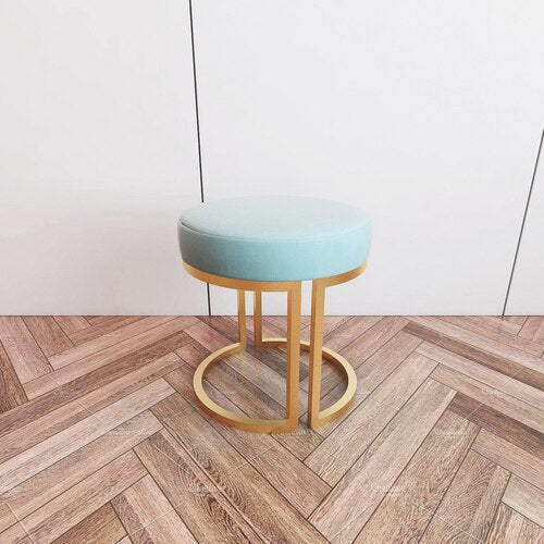 Nordic Makeup Stool Sofa Ottoman Dressing Stool Makeup Chair Home Bedroom  Dressing Table Stool Net Red Shoe Changing Stool