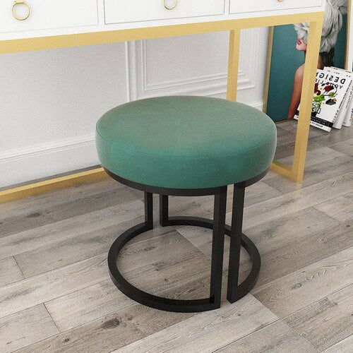 Nordic Makeup Stool Sofa Ottoman Dressing Stool Makeup Chair Home Bedroom  Dressing Table Stool Net Red Shoe Changing Stool