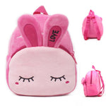 Fashion Children School Bags 3D Cartoon Print Plush Kids Backpack Kindergarten Boys and Girls School Bags Mini Backpack Book Bag