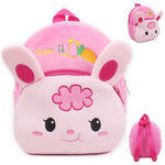 Fashion Children School Bags 3D Cartoon Print Plush Kids Backpack Kindergarten Boys and Girls School Bags Mini Backpack Book Bag