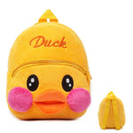Fashion Children School Bags 3D Cartoon Print Plush Kids Backpack Kindergarten Boys and Girls School Bags Mini Backpack Book Bag