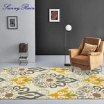 SunnyRain 1-piece Fleece Persians Rug for Bedroom Rugs and Carpets for Living Room Kitchen Mats Washable