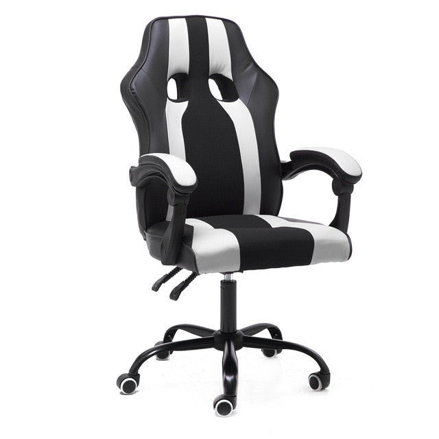 Computer Office Chair Gaming  Home Leather Executive Swivel Massage Gamer Chair Lifting Rotatable Armchair Footrest Adjustable