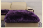 MS.Softex Natural Sheepskin Sofa Cushion Australian Sheepskin Floor Rug Seat cover Winter Warm Rug Long wool Sofa Cover