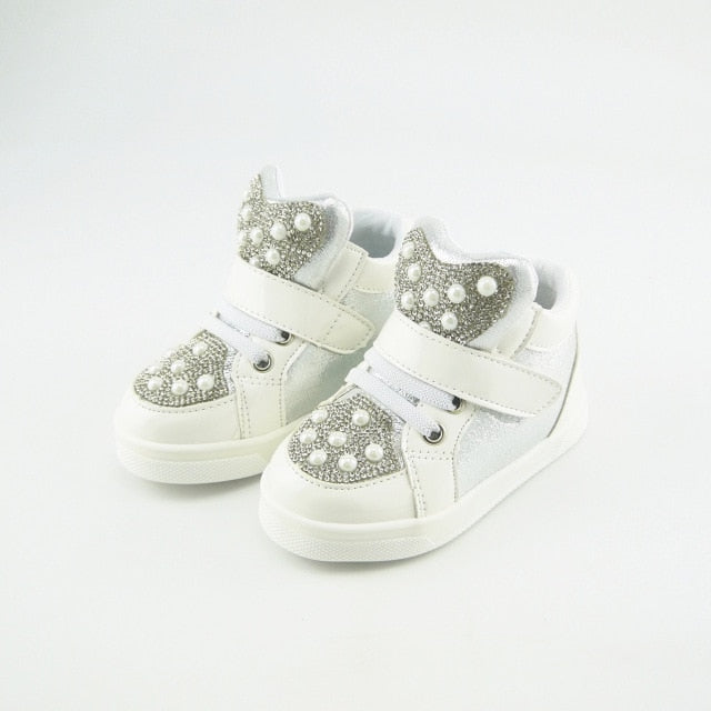 Koovan Children Sneakers 2020 New Fashion Boots Rhinestone For 1-6years Babys Children Boys Kids Girls Soft Bottom Causal Shoe