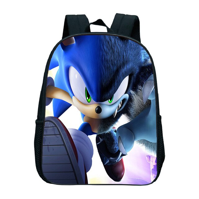 Cute Kids Sonic Kindergarten Backpack Printed Children School Bags Cool Pattern Child Bookbags Daily Rucksack Start School Gift