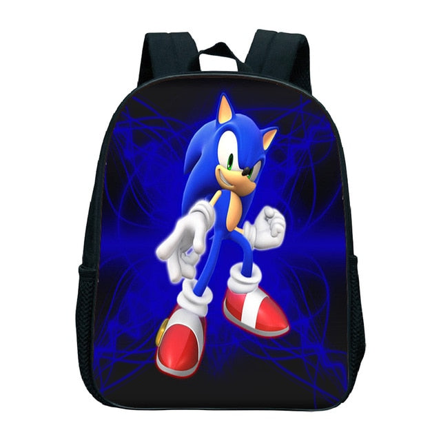 Cute Kids Sonic Kindergarten Backpack Printed Children School Bags Cool Pattern Child Bookbags Daily Rucksack Start School Gift