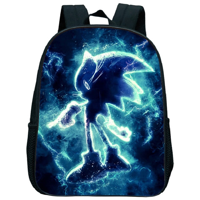 Cute Kids Sonic Kindergarten Backpack Printed Children School Bags Cool Pattern Child Bookbags Daily Rucksack Start School Gift