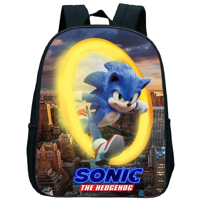 Cute Kids Sonic Kindergarten Backpack Printed Children School Bags Cool Pattern Child Bookbags Daily Rucksack Start School Gift