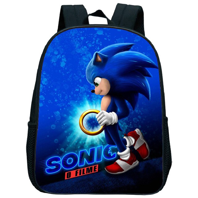 Cute Kids Sonic Kindergarten Backpack Printed Children School Bags Cool Pattern Child Bookbags Daily Rucksack Start School Gift