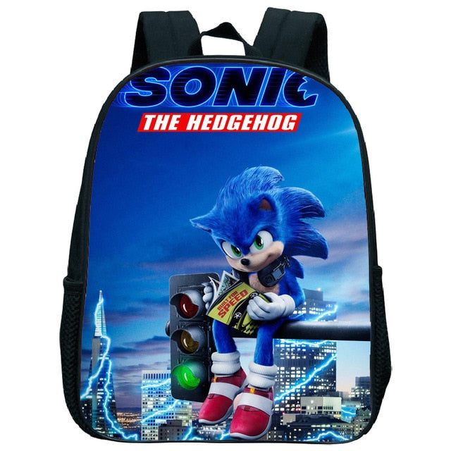 Cute Kids Sonic Kindergarten Backpack Printed Children School Bags Cool Pattern Child Bookbags Daily Rucksack Start School Gift