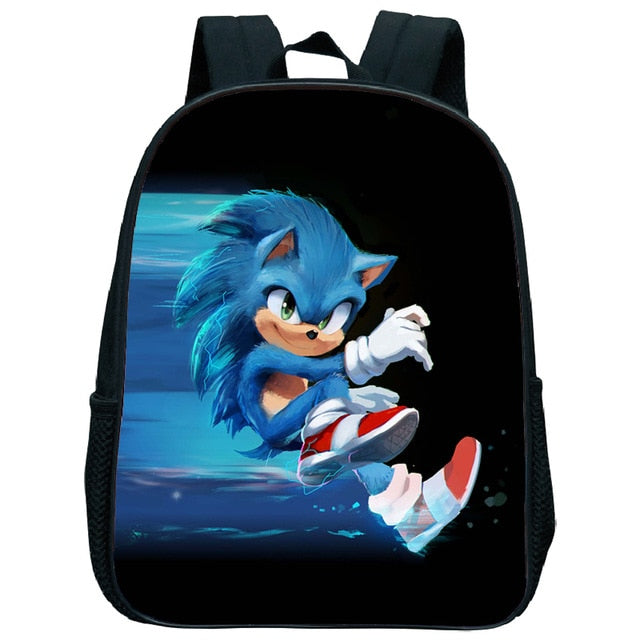 Cute Kids Sonic Kindergarten Backpack Printed Children School Bags Cool Pattern Child Bookbags Daily Rucksack Start School Gift