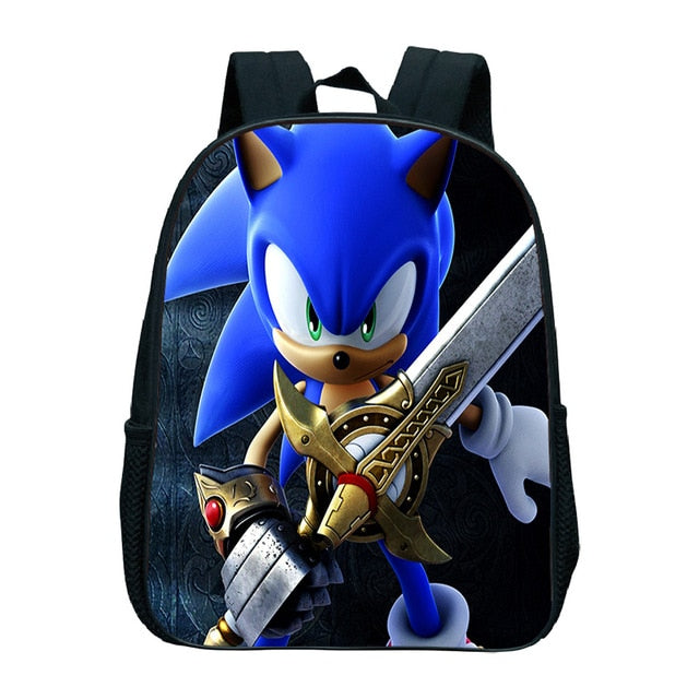 Cute Kids Sonic Kindergarten Backpack Printed Children School Bags Cool Pattern Child Bookbags Daily Rucksack Start School Gift