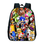 Cute Kids Sonic Kindergarten Backpack Printed Children School Bags Cool Pattern Child Bookbags Daily Rucksack Start School Gift