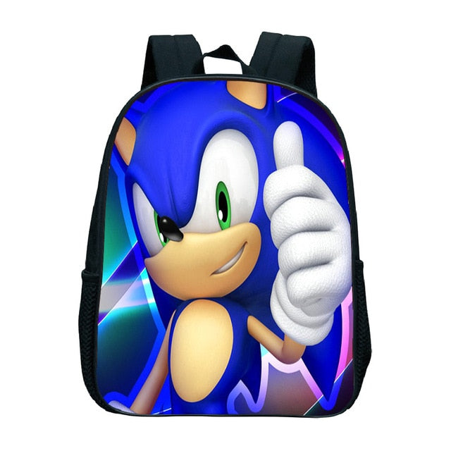 Cute Kids Sonic Kindergarten Backpack Printed Children School Bags Cool Pattern Child Bookbags Daily Rucksack Start School Gift