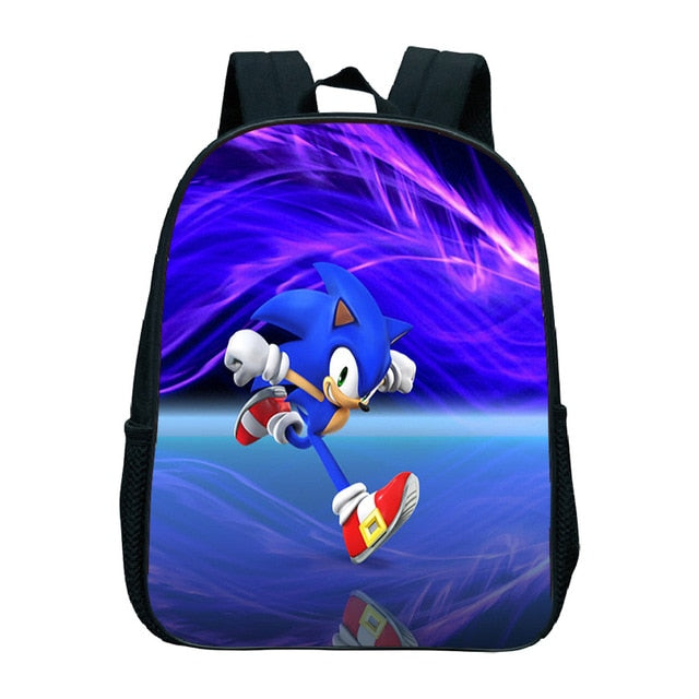 Cute Kids Sonic Kindergarten Backpack Printed Children School Bags Cool Pattern Child Bookbags Daily Rucksack Start School Gift