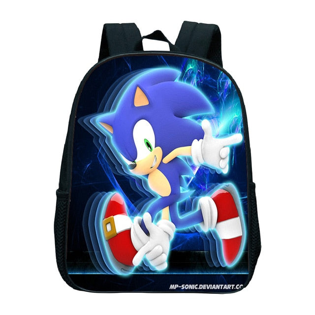 Cute Kids Sonic Kindergarten Backpack Printed Children School Bags Cool Pattern Child Bookbags Daily Rucksack Start School Gift