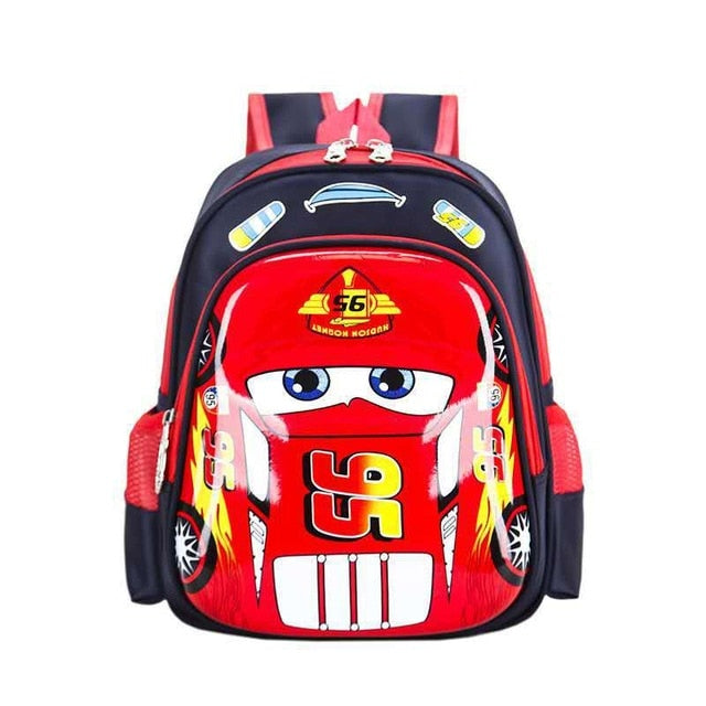 Disney car Kid Cartoon McQueen bag for School children kindergarten backpack boy girl handbag book bag