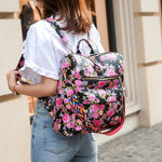 Retro Large Backpack Women PU Leather Rucksack Women's Knapsack Travel Backpacks Shoulder School Bags Mochila Back Pack XA96H