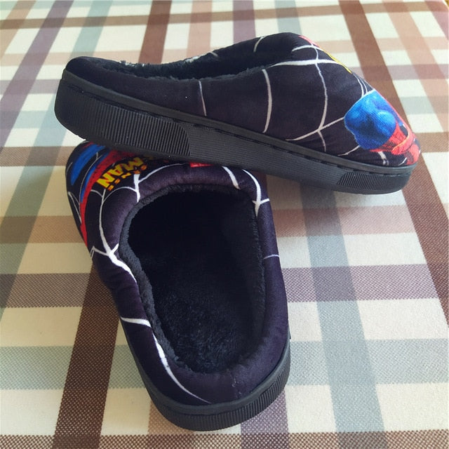 cotton warm children slippers for boy light anti-slip home shoes kids soft sole plush slippers winter