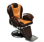 Old-fashioned solid wood men's lifting and lowering shaving chair hairdressing barber chair hot dyeing hair cutting chair