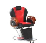 Old-fashioned solid wood men's lifting and lowering shaving chair hairdressing barber chair hot dyeing hair cutting chair