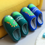 cotton warm children slippers for boy light anti-slip home shoes kids soft sole plush slippers winter
