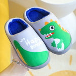cotton warm children slippers for boy light anti-slip home shoes kids soft sole plush slippers winter